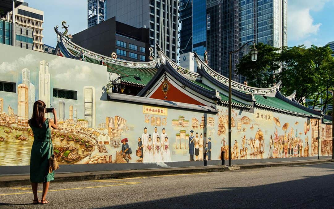 Thian Hock Keng Temple Mural