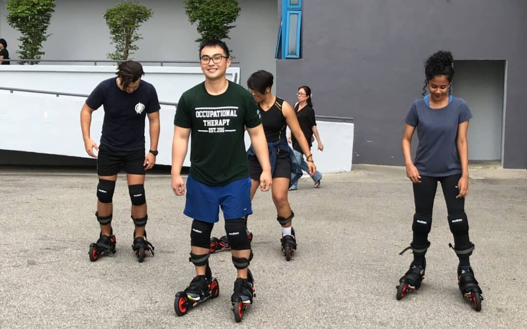 Summerskiing in Chinatown Pagoda Street