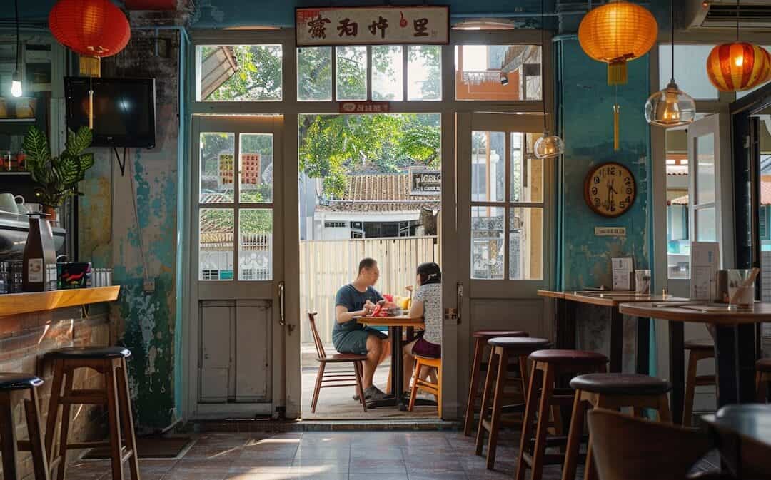 Popular Cafe In Chinatown