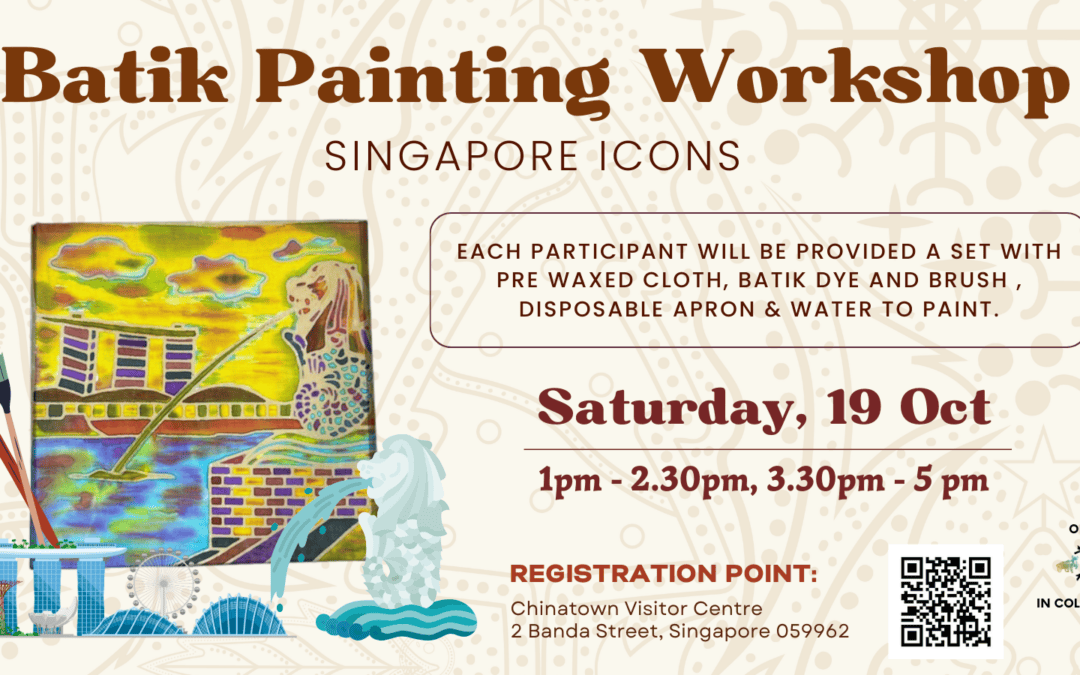Batik Painting Workshop Singapore Icons