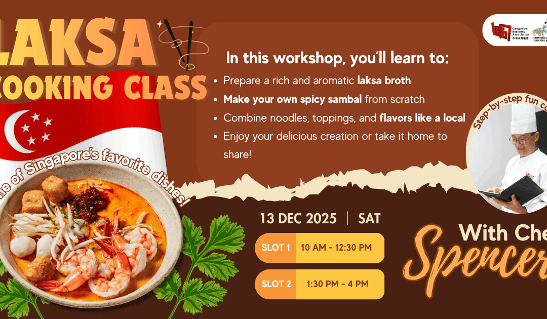 Laksa Cooking Workshop – Make Singapore’s Favourite Dish & Learn to Make Sambal!