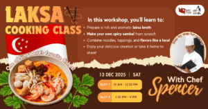 Laksa Cooking Workshop Chinatown Singapore